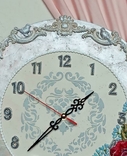 Шикарные часы "пионы" на стену, кварцевые, бесшумный механизм, фото №4