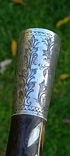 Тростина 88 см, срібло, перламутр, бронза, ймовірно - Індія/Індокитай, фото №9