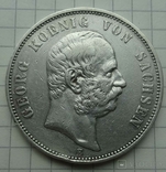 5 марок, 1903 год, Саксония,, фото №4