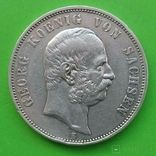5 марок, 1903 год, Саксония,, фото №2