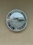 Австралия 2021 Дельфин Фрейзера 1 унция серебра, фото №2