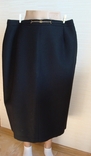 CA Canda 100 % шерсть Шикарная теплая зимняя женская юбка черная шерсть, фото №3