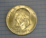 Серебряный доллар. Эйзенхауэр, 1971, фото №2
