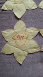 4 салфетки с вышивкой Жёлтый цветок, Hosser, 31 см, новые, photo number 3