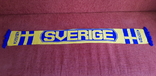 Вінтажний фанатський шарф (шалик, роза) вболівальника збірної Швеції з футболу, фото №2