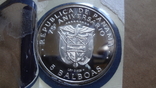 5 бальбоа 1978 Панама 70 лет независимости.тираж-11000 серебро 35,12, фото №4