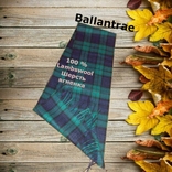 Ballantrae 100 % шерсть ягненка Теплый шерстяной шарф мужской в клетку с бахромой, фото №2