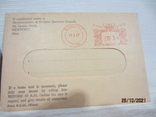 Envelope medical card England 1950 -60, photo number 5