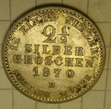 2,5 гроша, Пруссия, 1870 год, В., фото №3