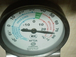 Настольный термометр с шкалой конвертации Градусы Цельсия в Градусы Фаренгейта, фото №3
