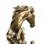 Скульптура Резвящиеся лошади.Бронза. Франция.48 см., фото №4