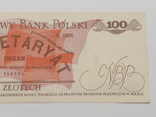 100 злотих 1986 рік Польща, фото №6