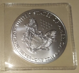 Инвестиционный доллар США Американский орел (тип 1), серебро 1 унция, photo number 6