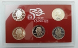 США годовой набор 2006, 10 монет Proof,серебро,сертификат, photo number 9