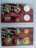 США годовой набор 2004, 10 монет Proof,серебро,сертификат, photo number 3