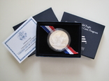 1 доллар США (серебро): Лысый орел (2008 г.) UNC, фото №2