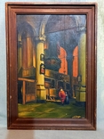 Antique oil painting 45.5 * 32.5 cm Belgium Signature 1939, photo number 2