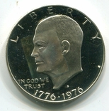 1 доллар 1976 Монетный двор S Пруф, photo number 2