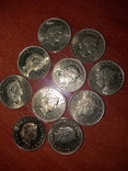 Погодовка монет 5 раппенов 1981 - 1990гг. 10 шт., фото №2