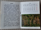 Календарь цветовода 1988г, фото №3
