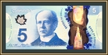 Канада 5 долларов 2016 P-106 (106c), фото №2