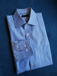 Рубашка полоса TOMMY HILFIGER Швейцария коттон р-р 39(состояние нового), фото №8