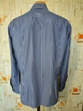 Рубашка синяя полоса TOMMY HILFIGER коттон р-р 39 (состояние нового), фото №6