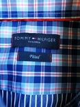 Рубашка синяя полоса TOMMY HILFIGER коттон р-р 39 (состояние нового), фото №9