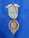 Масонская медаль 1919г серебро 925пр.Англия, фото №3
