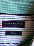 Рубашка полоса сине-зеленая TOMMY HILFIGER коттон p-p 39 (состояние нового), photo number 11