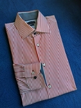 Рубашка красная полоса TOMMY HILFIGER коттон p-p 39 (состояние нового), numer zdjęcia 10