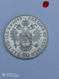 20 крейцеров 1843 С ( Прага ), фото №3