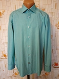 Рубашка зеленая микроклетка TOMMY HILFIGER коттон p-p 39 (состояние нового), фото №2