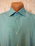 Рубашка зеленая микроклетка TOMMY HILFIGER коттон p-p 39 (состояние нового), фото №4