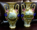 Парные вазы в стиле Бидермайер, фото №2