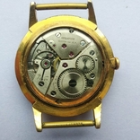 Часы мужские NICOLET тонкие в позолоте 10 мик. Швейцария, фото №8