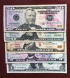 1. 5. 10. 20. 50 долларов США 2013 г., фото №2