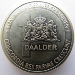 Нидерланды, 1 серебряный даальдер "Конькобежец" 2002 г., фото №2