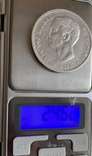Испания 5 песет, Серебро 900, 1876 год, вес 25 грамм, фото №4