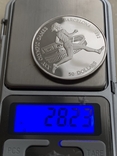 50 долларов 1992 год. Бег. Серебро 925, вес 28,23 грамм, фото №4