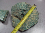 Камни минералы Амазонит лот 2 шт вес 1 кг 463 грамма, фото №4