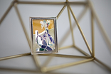 Настольная миниатюра Пабло Пикассо "Женщина в кресле" серебро 925 пробы. Эмаль., фото №4