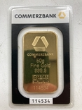 Банковский слиток золота 50 грамм, фото №2