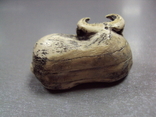 Фигура миниатюра нэцкэ кость бык статуэтка бычок высота 2,7 см, длина 4,5 см, вес 28,81 г, фото №7