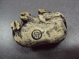 Figure miniature netsuke bone bull figurine bull height 2.7 cm, length 4.5 cm, weight 28.81 g, photo number 12