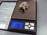 Фигура миниатюра нэцкэ кость бык статуэтка бычок высота 2,7 см, длина 4,5 см, вес 28,81 г, фото №13