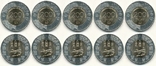 French Pacific Tahiti Фран Полинезия Таити - 5 шт x 200 Francs 2021, photo number 2