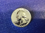 25 центов сша 1962 . Серебро, фото №2