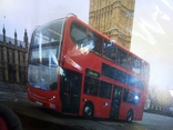Картина. Лондон. Биг Бэн. Автобус, фото №5