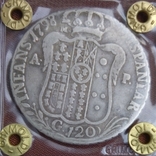 Италия.Неаполь.Пиастра (120 грана)1798, фото №7